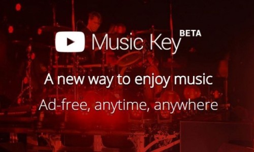 Youtube 推出付费音乐服务Music Key